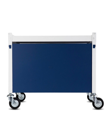 Immagine gabbia Carrello Alto Completo 60X40 (Col. Bianco & Blu)