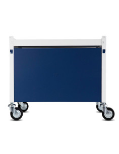 Immagine gabbia Carrello Alto Completo 60X55 (Col. Bianco & Blu)