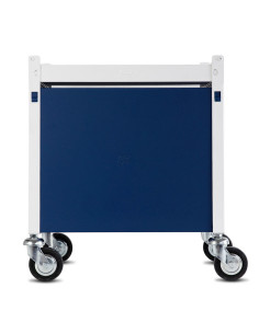 Immagine gabbia Carrello Alto Completo 45X33 (Col. Bianco & Blu)