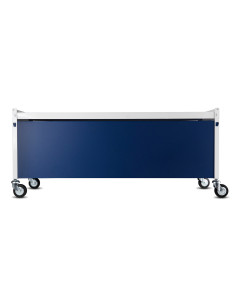 Immagine gabbia Carrello Alto Completo 90X40 (Col. Bianco & Blu)