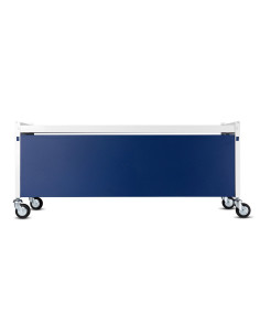 Immagine gabbia Carrello Alto Completo 120X40 (Col. Bianco & Blu)