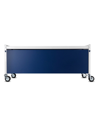 Immagine gabbia Carrello Alto Da Aggiunta 90X33 (Col. Bianco & Blu)