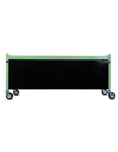 Immagine gabbia Carrello Alto Da Aggiunta 120X33 (Col. Nero & Verde Gloster)