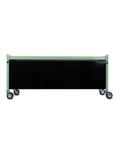 Immagine gabbia Carrello Alto Da Aggiunta 120X55 (Col. Nero & Verde Gloster)