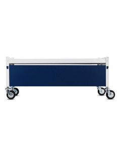 Immagine gabbia Carrello Std Completo 70X40 (Col. Bianco & Blu)