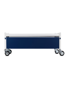 Immagine gabbia Carrello Std Completo 80X55 (Col. Bianco & Blu)