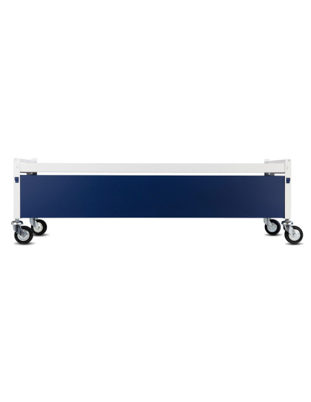 Immagine gabbia Carrello Std Completo 120X40 (Col. Bianco & Blu)