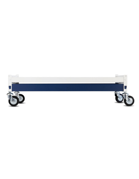 Immagine gabbia Carrello Basso Completo 90X33 (Col. Bianco & Blu)