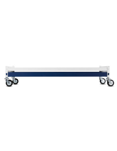 Immagine gabbia Carrello Basso Completo 120X33 (Col. Bianco & Blu)