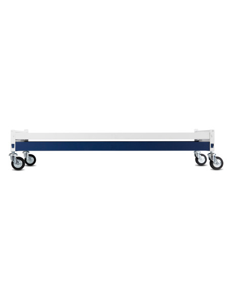 Immagine gabbia Carrello Basso Completo 120X33 (Col. Bianco & Blu)