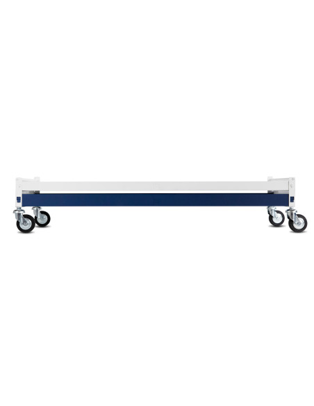 Immagine gabbia Carrello Basso Completo 120X40 (Col. Bianco & Blu)