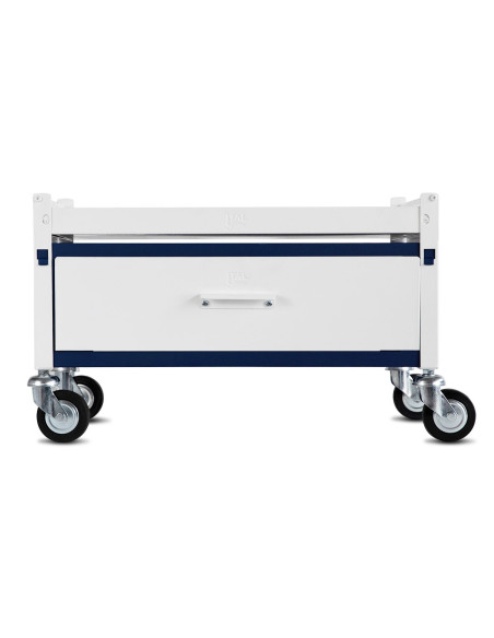 Immagine gabbia Carrello Std H 38 Con Cassetto Completo 60X33 (Col. Bianco & Blu)