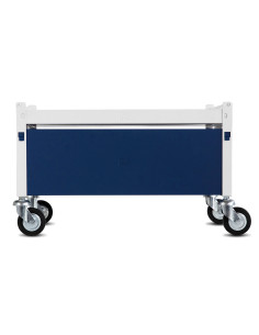 Immagine gabbia Carrello Std Da Aggiunta 60X33 (Col. Bianco & Blu)