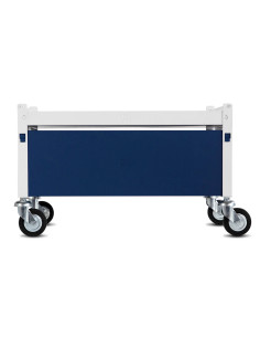 Immagine gabbia Carrello Std Da Aggiunta 60X40 (Col. Bianco & Blu)