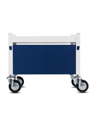 Immagine gabbia Carrello Std Da Aggiunta 45X33 (Col. Bianco & Blu)
