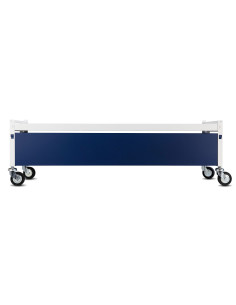 Immagine gabbia Carrello Std Da Aggiunta 120X33 (Col. Bianco & Blu)