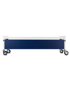 Immagine gabbia Carrello Std Da Aggiunta 120X55 (Col. Bianco & Blu)