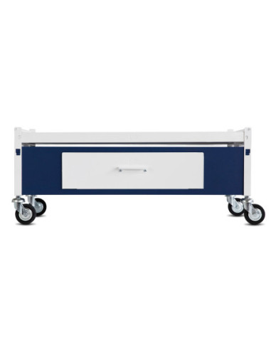 Immagine gabbia Carrello Std H 38 Con Cassetto Da Aggiunta 70X40 (Col. Bianco & Blu)