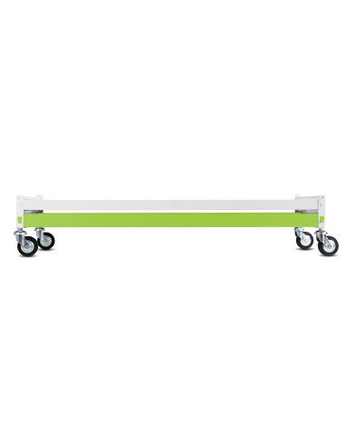 Immagine gabbia Carrello Basso Completo 120X33 (Col. Bianco & Verde Lime)