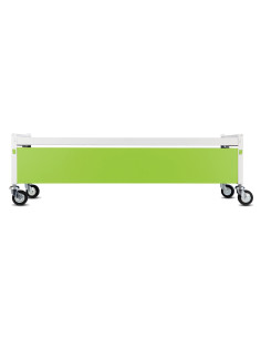 Immagine gabbia Carrello Std Da Aggiunta 120X33 (Col. Bianco & Verde Lime)