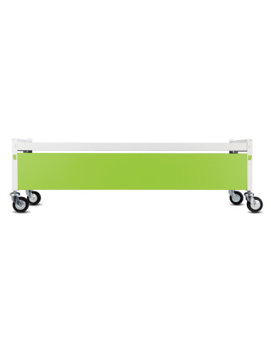 Immagine gabbia Carrello Std Da Aggiunta 120X33 (Col. Bianco & Verde Lime)