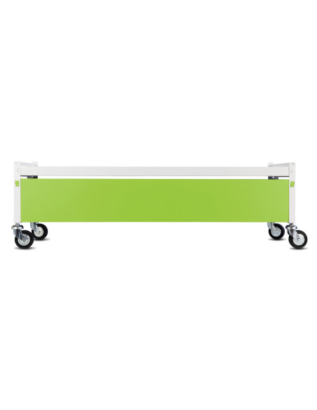 Immagine gabbia Carrello Std Da Aggiunta 120X33 (Col. Bianco & Verde Lime)