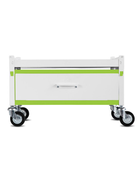 Immagine gabbia Carrello Std H 38 Con Cassetto Da Aggiunta 60X40 (Col. Bianco & Verde Lime)